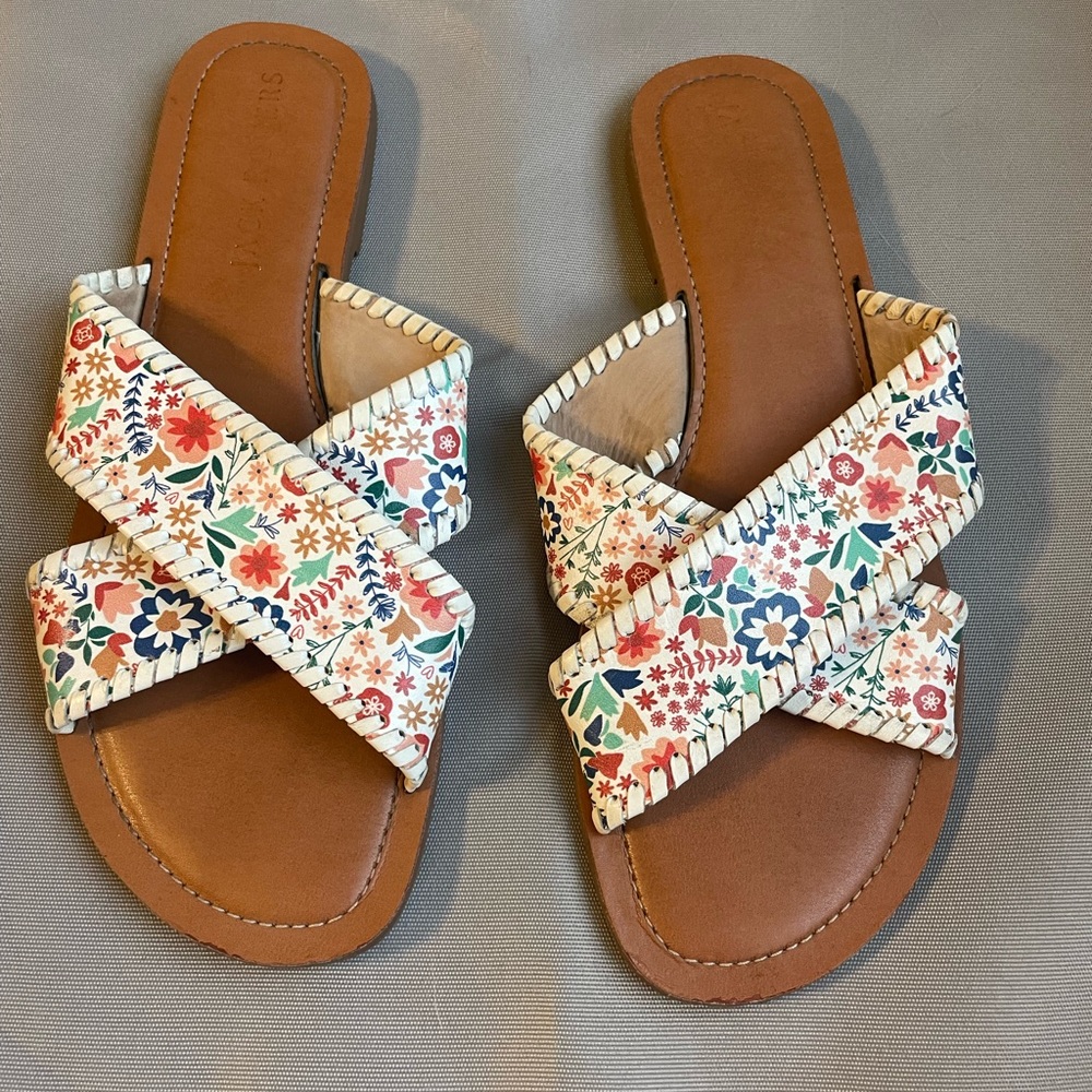 Jack Rogers Sloane X Band Floral Sandals